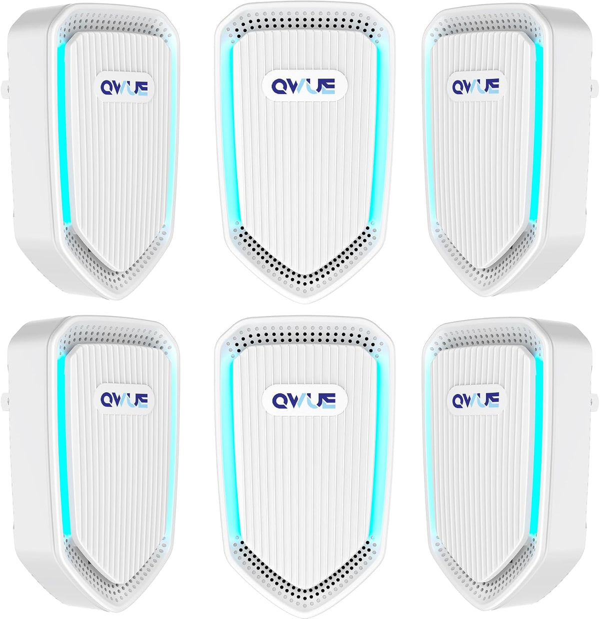6 Pack Plug In Air Purifiers, Filterless Negative Ion Air Ionizers, Quiet Cat Litter Deodorizer for Pet Odors, Cooking Smells, Smoke, Dust, Air Purifiers for Home, Bedroom, Dorm Room, Kitchen