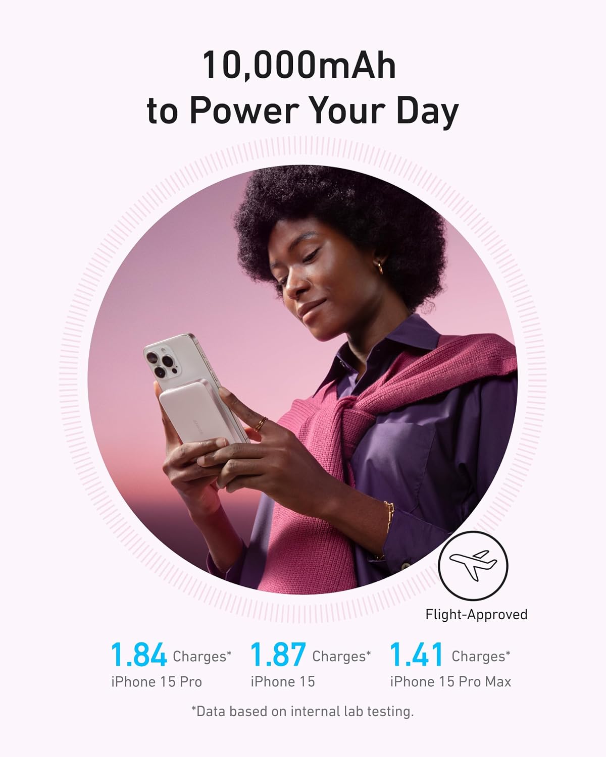Anker MagGo Power Bank, 10,000mAh Qi2-Certified 15W Portable Charger | Portable, MagSafe compatible, ergonomic design, for iPhone 15/16/17 series, AirPods and more