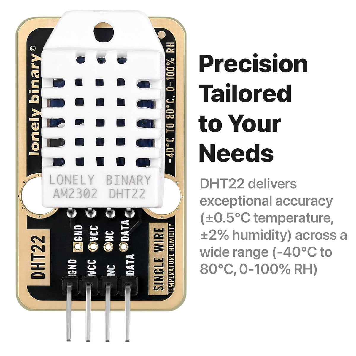 Lonely Binary 6-Pack DHT22 DHT11 Temperature Humidity Sensor AM2302