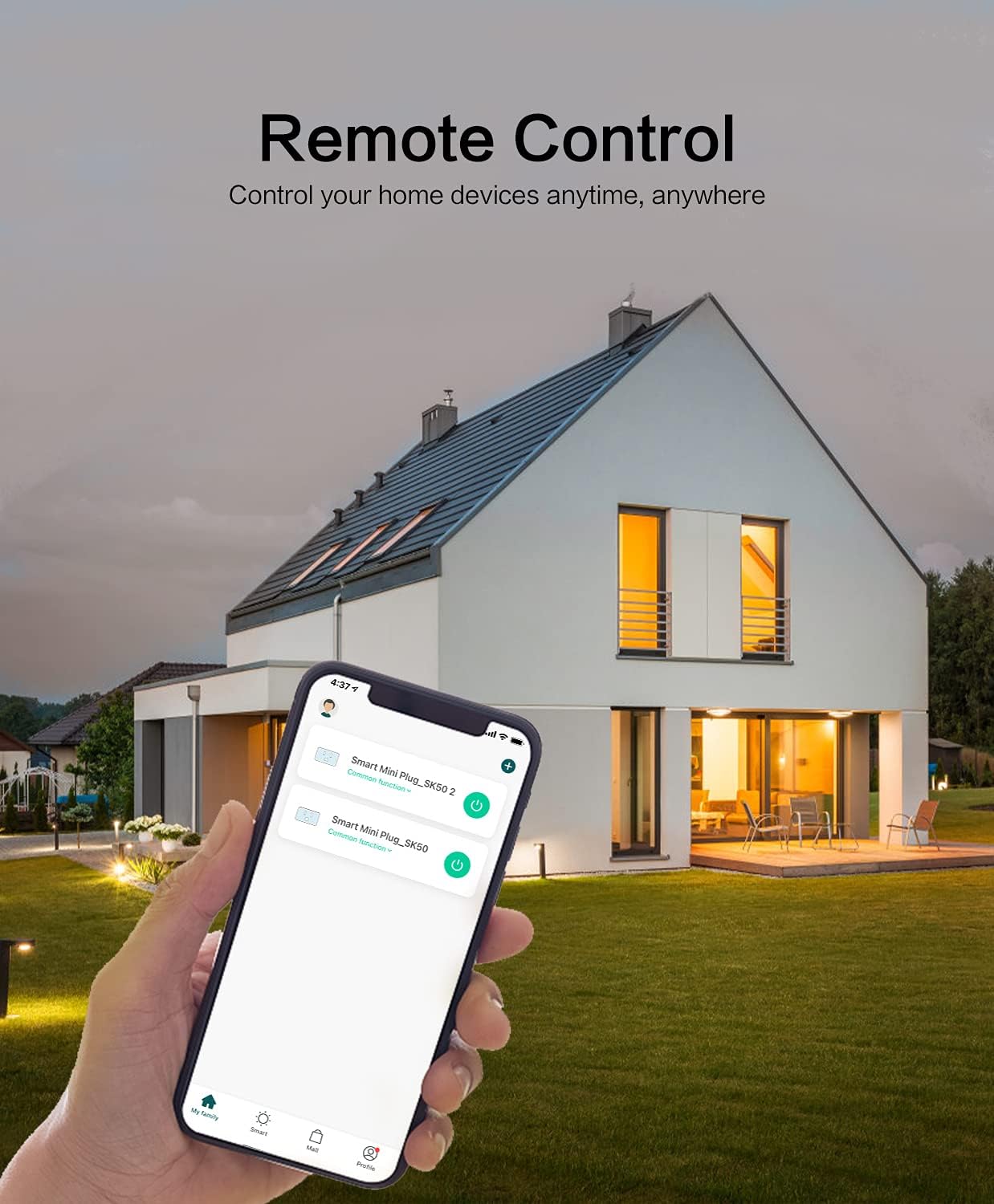 TREATLIFE 4 Pack Smart Plugs that Work with Alexa and Google Home, 7 Day Heavy Duty Programmable Timer, 1800W 15A WiFi Smart Outlet, Child Lock, Vacation Mode, Reliable WiFi Connection