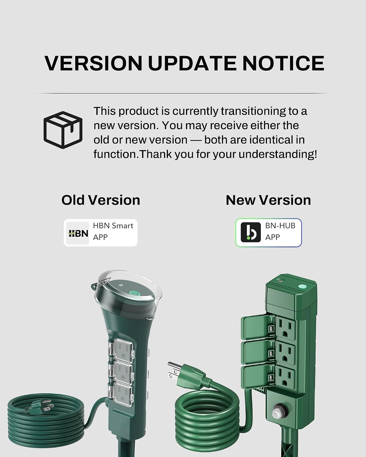 HBN Smart Outdoor Power Stake Timer, 6 Outlets, WiFi Voice Control
