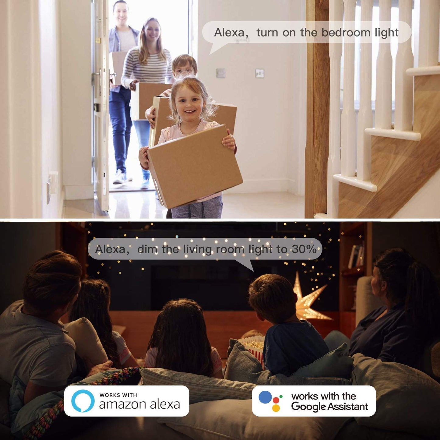 TREATLIFE Smart Dimmer Switch 4 Pack, Single Pole 2.4GHz Wi-Fi Smart Light Switch Works with Alexa and Google Assistant, Neutral Wire Needed, Schedule, Remote Control, FCC Listed