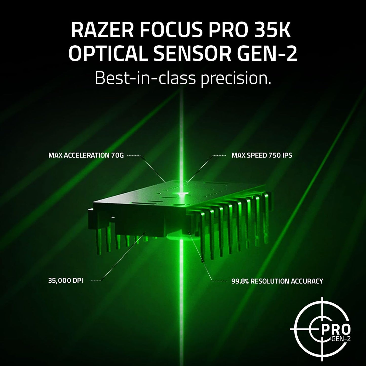 Razer Viper V3 Pro Wireless Esports Gaming Mouse, 54g Lightweight, Black | 35K DPI Optical Sensor, Gen3 Optical Switches, 8 Programmable Controls, 95 Hr Battery, 8000 Hz Polling Rate, for PC & Mac