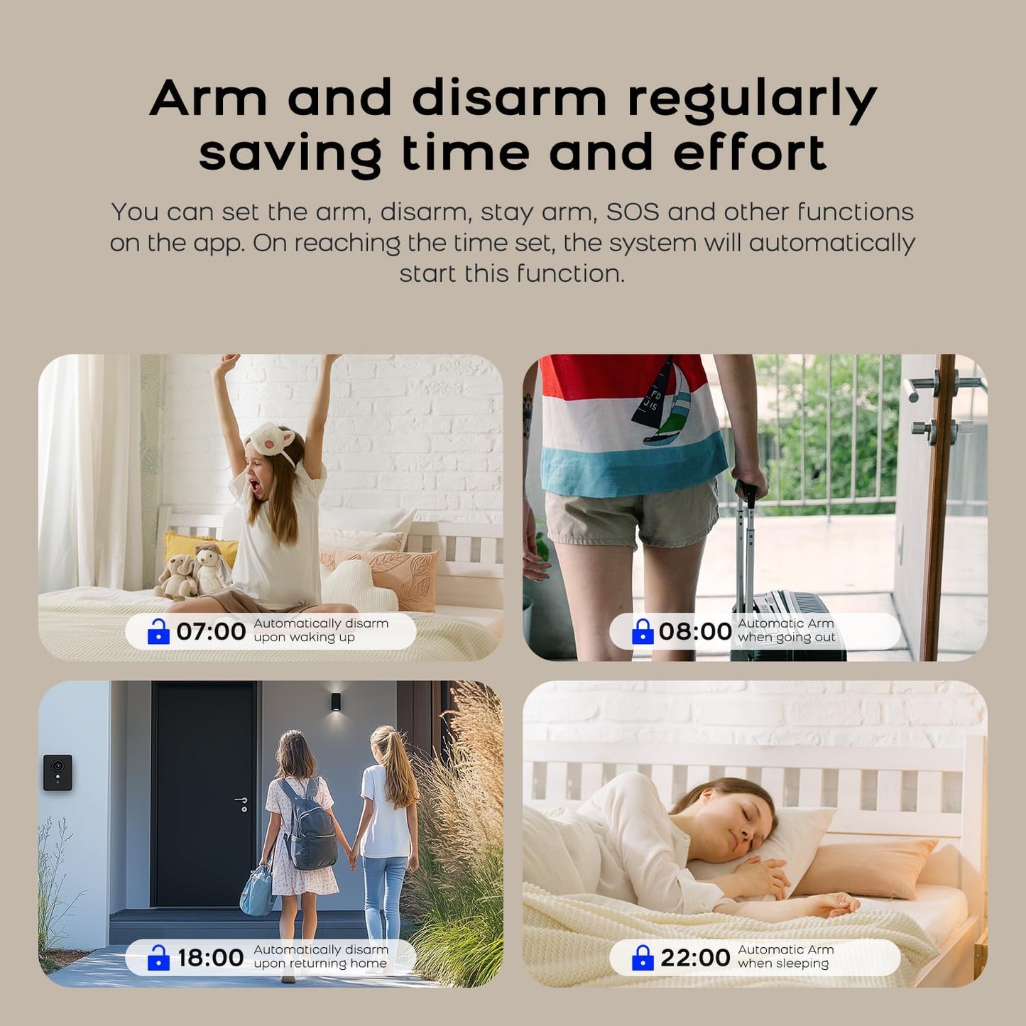 LWOHSI PG108 Alarm System for Home Security,WiFi+GSM 4G DIY Alarm Kit with Phone APP Alert, Door/Window Sensor, Remote, Compatible with Alexa and Google for House, Apartment