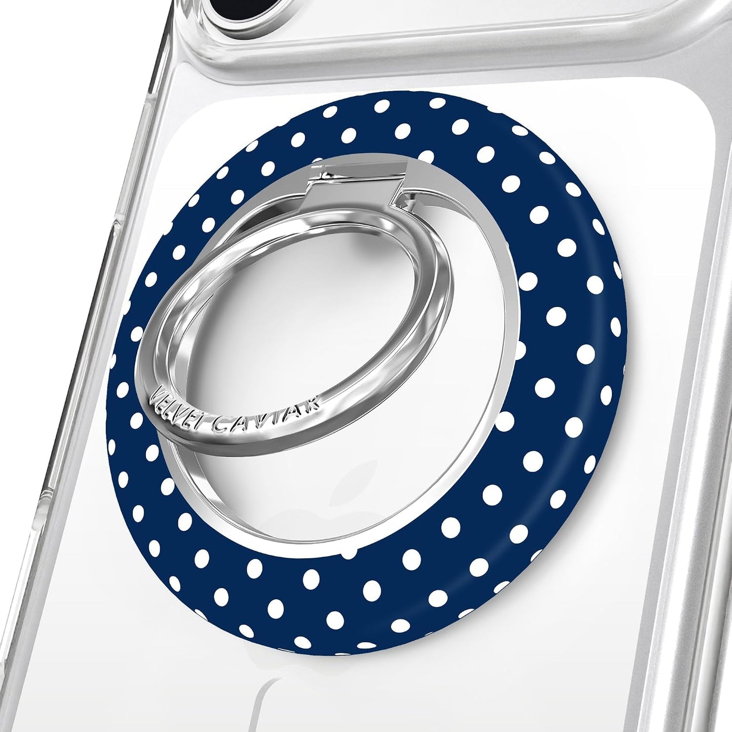 VELVET CAVIAR Compatible with MagSafe Phone Grip 2.0 | Cute Magnetic Ring Holder | Finger Loop Kickstand | Pop On Accessory for iPhone 17, 16, 15, 14, 13, 12 | Enchanted Floral