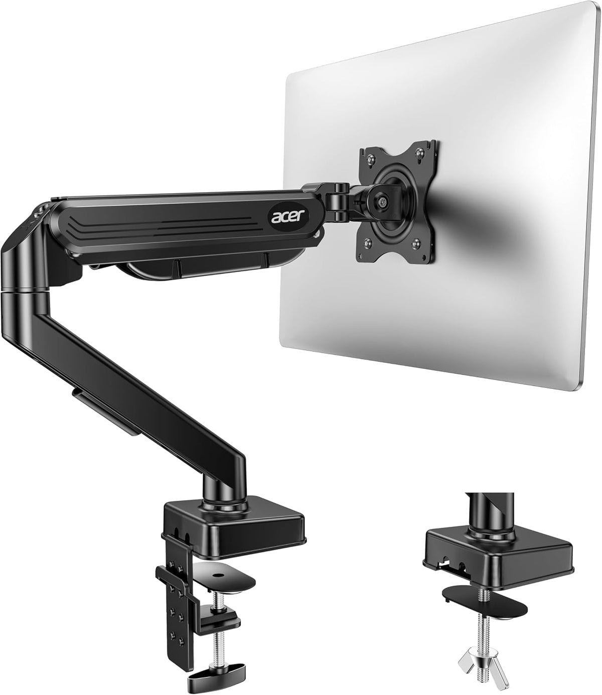 Acer Single Monitor Mount, Fully Adjustable Monitor Arm Fits 17-34" Screens