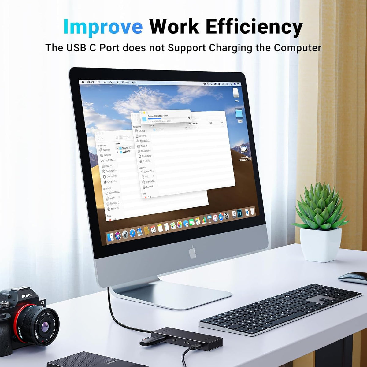 UGREEN USB C Hub 4 Ports, Multiple USB 3.2 Hub, 4x10Gbps Data Transfer