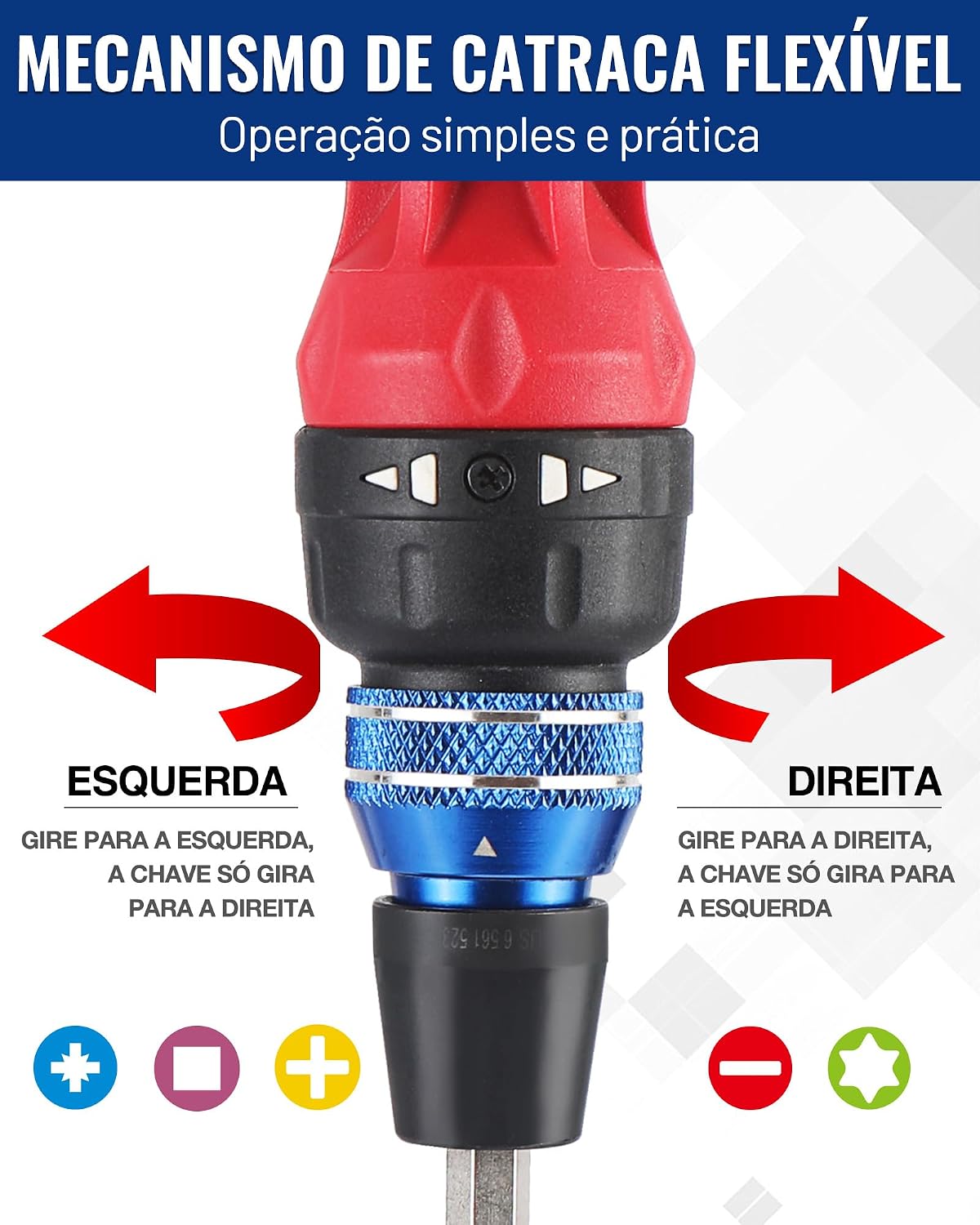 WORKPRO 12-in-1 Ratcheting Multi-Bit Screwdriver Set | Quick-load Mechanism Screwdriver with Double End Bits in Handle
