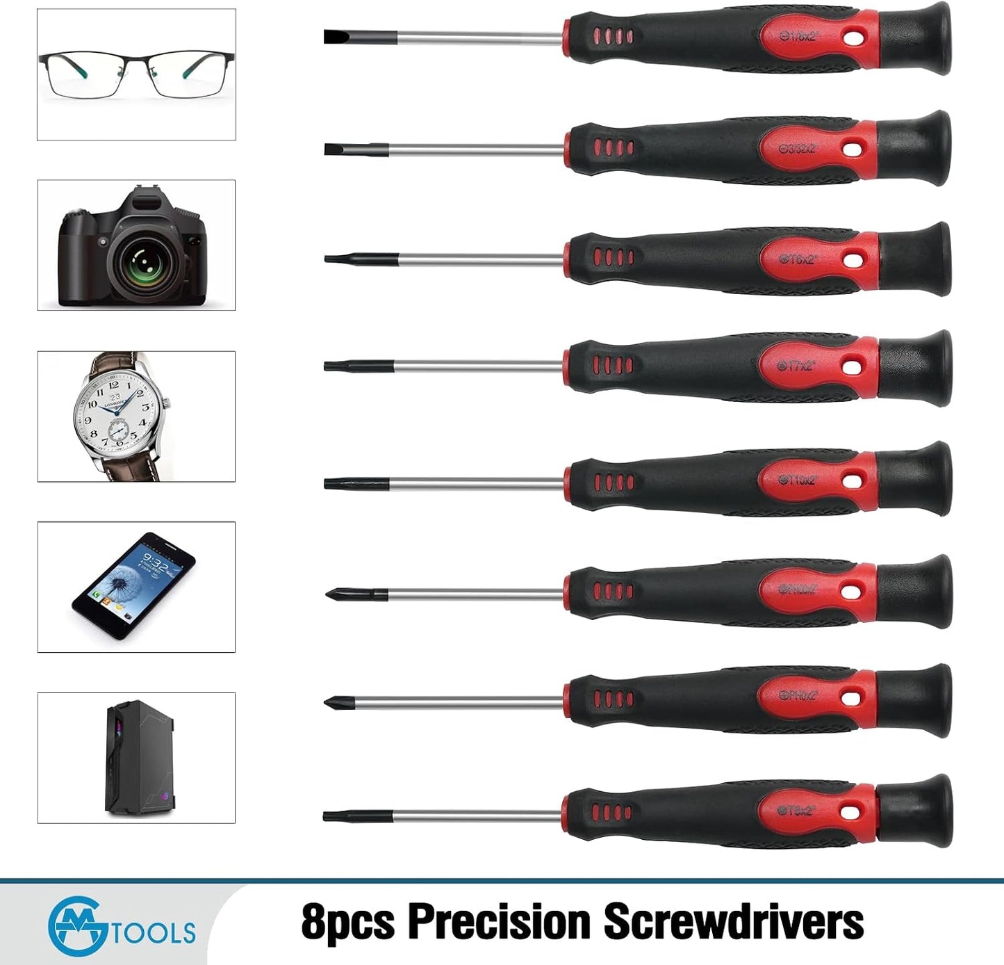 118PCS Magnetic Screwdriver Set, Screwdriver Set with Plastic Racking, Precision Screwdriver, Magnetizer Demagnetizer and Magnetic Bowl, Repair Tools Set for DIY and Home Improvement