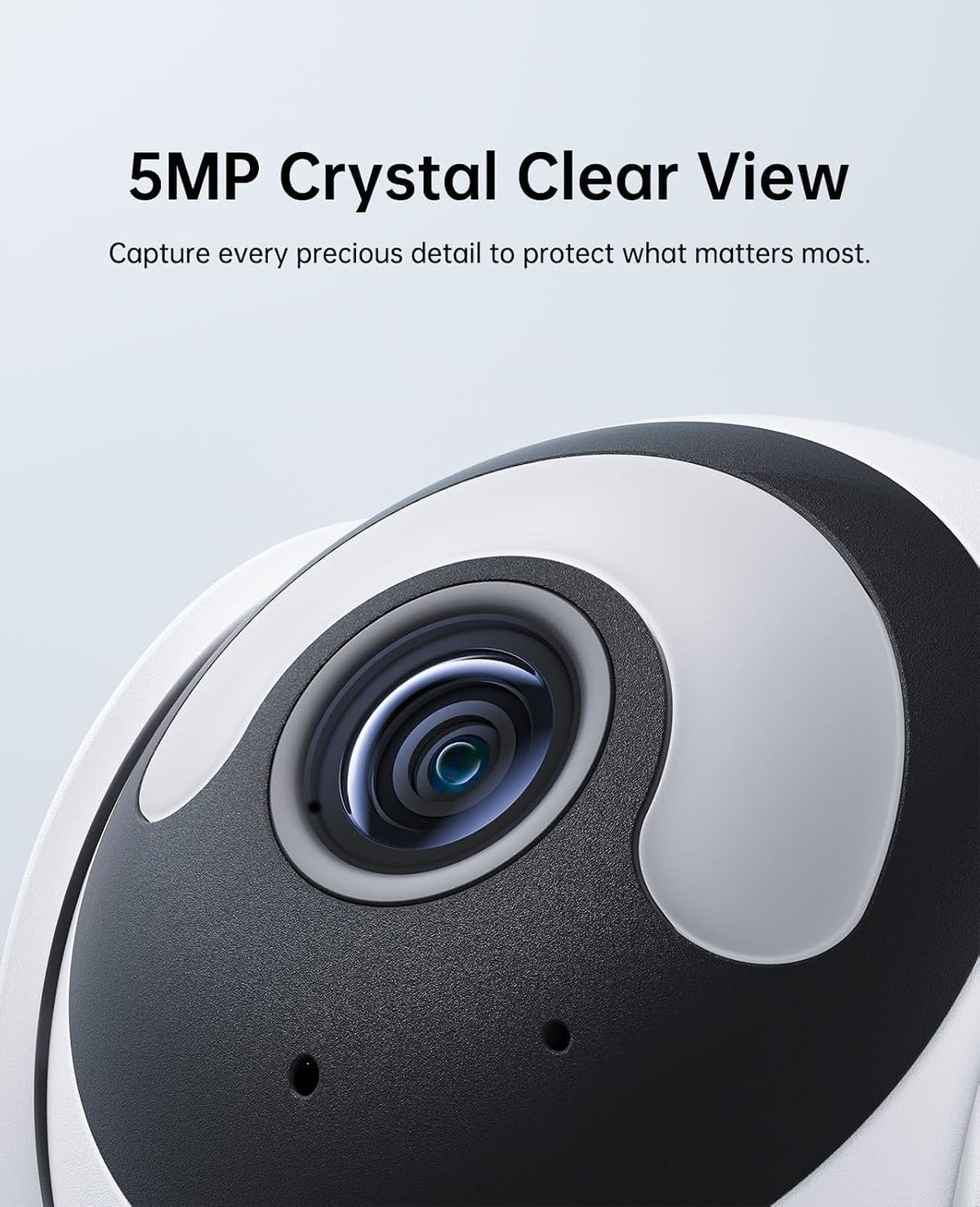 5MP Indoor Security WiFi Camera, with Smart Night Light, 2.4/5GHz