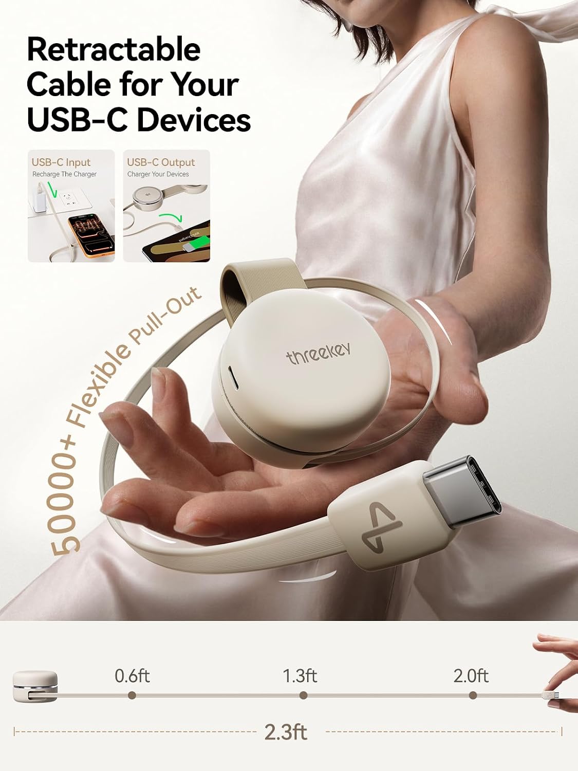 3-in-1 Travel Charging Station for Apple,Qi2 25W Wireless Charger | Foldable Design with Retractable USB-C Cable, for iPhone 17-12, Apple Watch, AirPods, iPad and Kindle, 65W Adapter Included