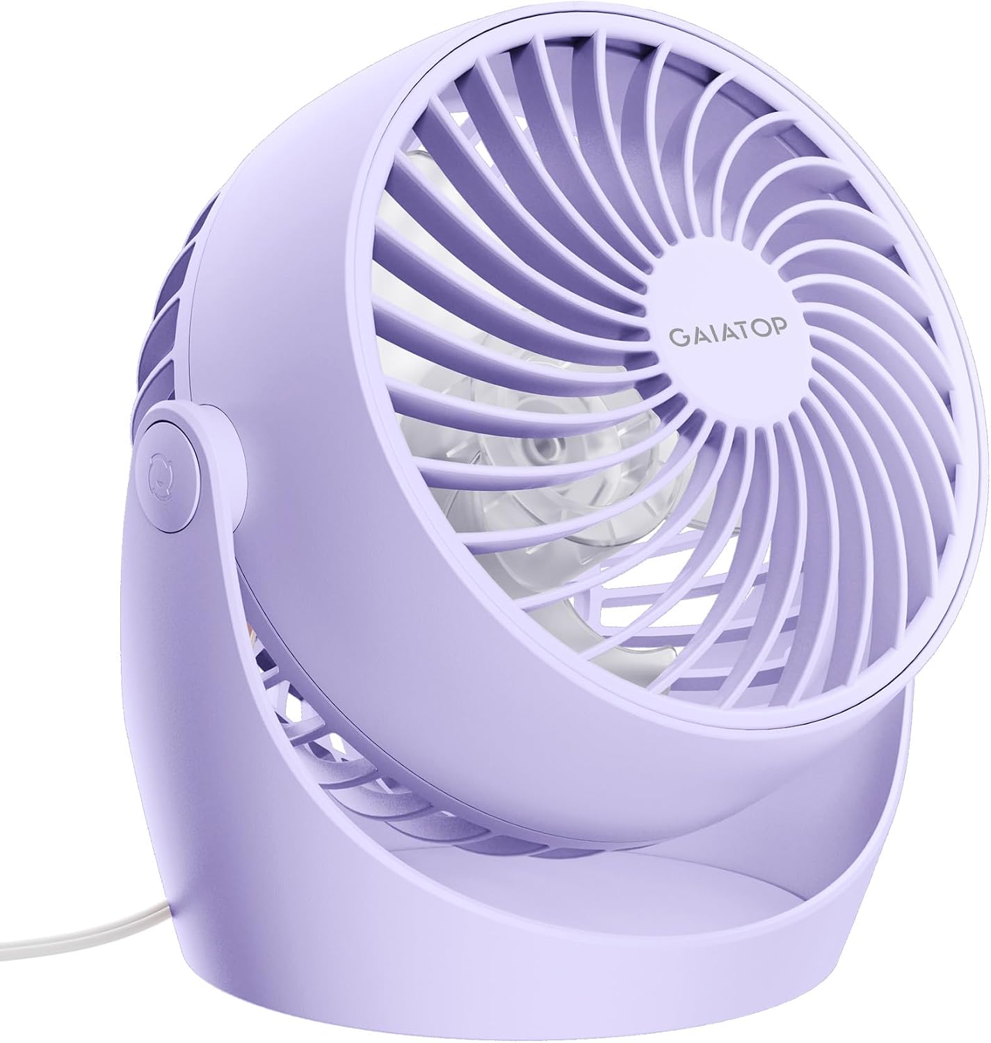 Gaiatop Desk Fan, 5-Inch Portable Electric Table Desktop Air Circulator Fan | Powerful with 3 Speed 360° Adjustable Tilt Compact Design For Cooling Home Room Bedroom Bathroom Kitchen Office