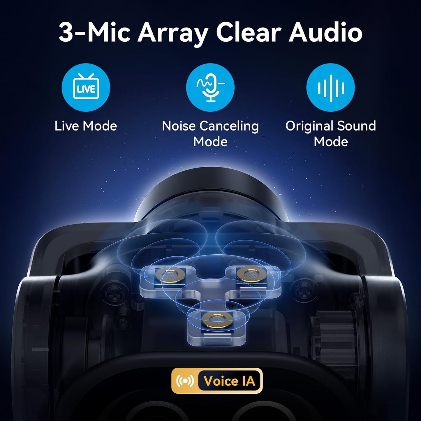 EMEET PIXY Dual-Camera PTZ Camera 2K, AI Tracking, PDAF&AI Autofocus 0.2s | 1/2.55'' Sony Sensor, 3 Mics, Presets, Gesture Control, 2K Webcam for Streaming and OBS/Twitch/Switch 2 Compatible