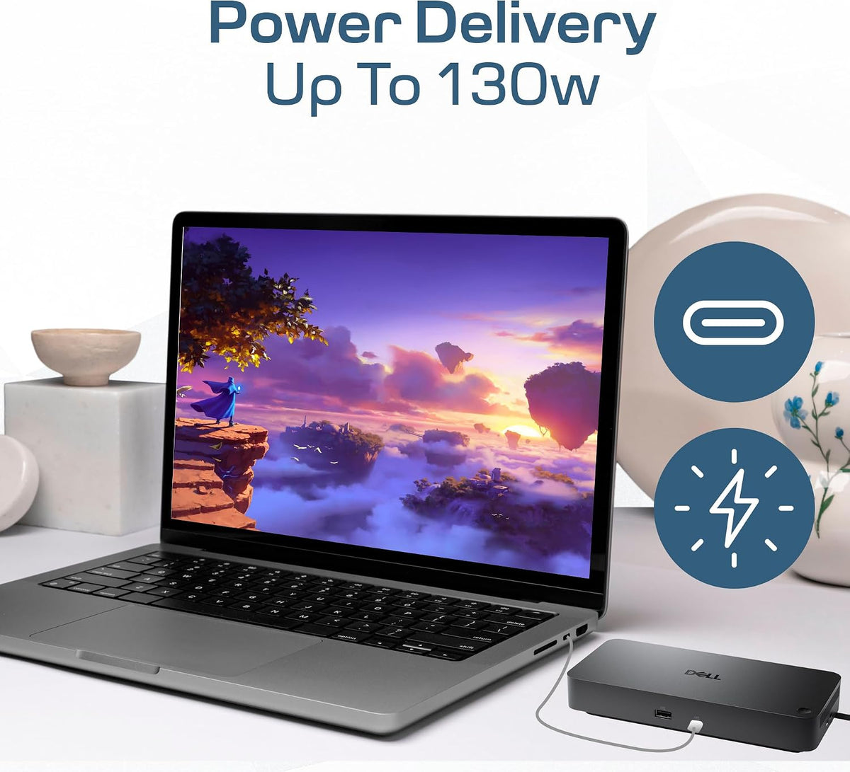 Dell WD25 Docking Station USB-C Pro Dock, Up to 100W Power Delivery – Boomph’s Ultimate Performance Dock Solution for Your Workspace