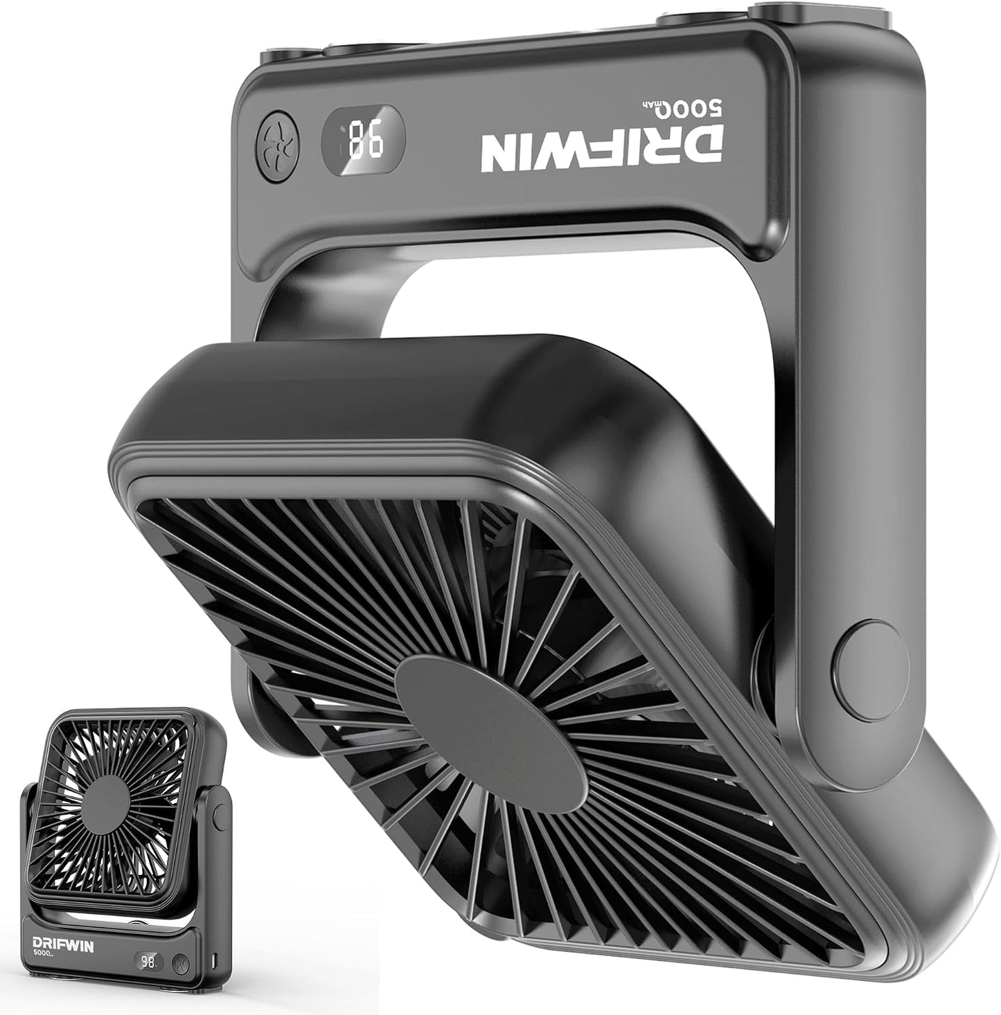 Magnetic Cruise Approved Fan, 5000mAh Ultra-Slim Travel Fan Rechargeable, 4-Speed, Hook Design, Portable Fan for Cruise Ship Cabin, Bedroom Sleeping, Camping, Travel & Cruise Essentials 2026