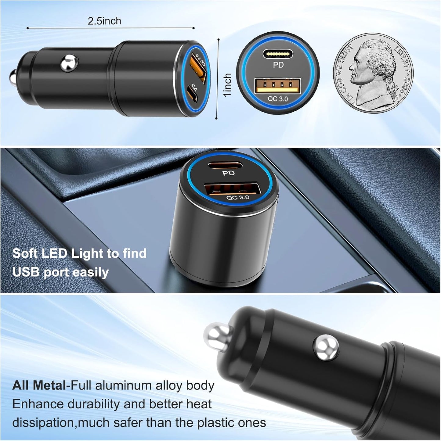 Samsung Super Fast Charger Type C Kit,25W PD USB C Wall/Car Charger | for Samsung Galaxy S26/S25/S24/S23/S22/Plus/Ultra/FE/Note 20/10/A71,2020/2018 Pad Pro/Air,with 2X USB C-to-C Cable(6.6ft)