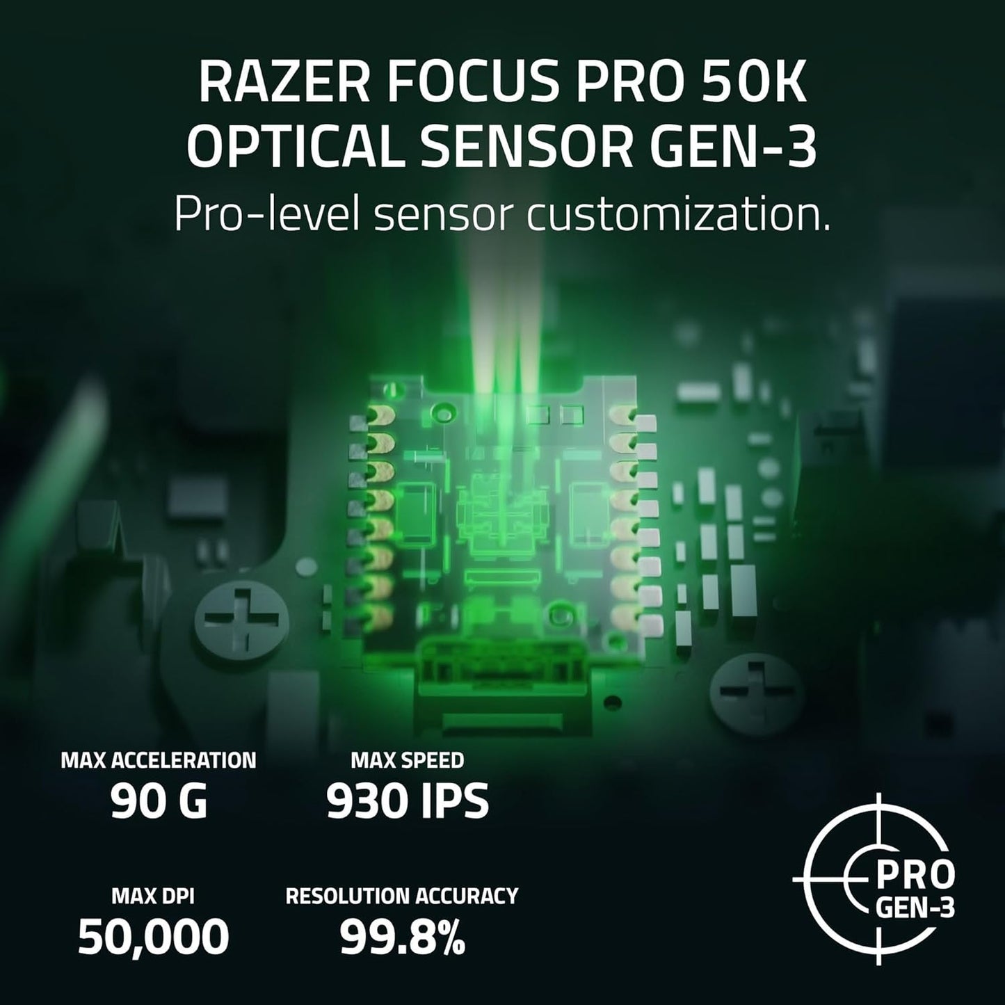 Razer Viper V4 Pro Wireless Esports Gaming Mouse, 49g,180Hr Battery, Black | Ultra Lightweight, 50K DPI Optical Sensor, 8K Polling, Gen-4 Optical Switches, Scroll Wheel, USB-C Charging, for PC & Mac