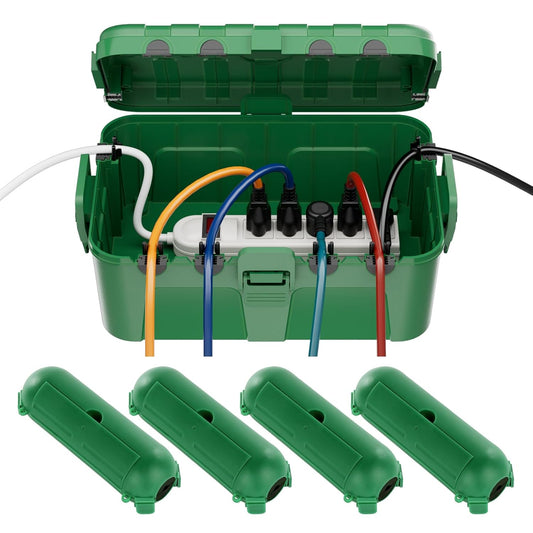 [5 Piece] RESTMO Outdoor Electrical Box Set（1 x Extra Large + 4 x Small）