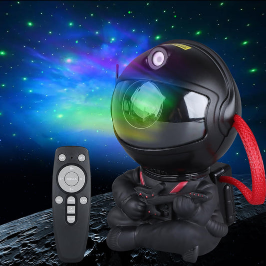 YXQUA Astronaut Galaxy Star Projector for Kids, Black Guitar