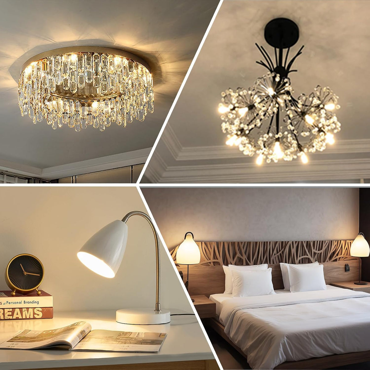 BAOMING G9 LED Bulb Non-Dimmable 3W (40W Equivalent) - 3000K Warm White, No Flicker, Energy Saving, Plastic Base - 6 Pack for Bedroom, Chandelier