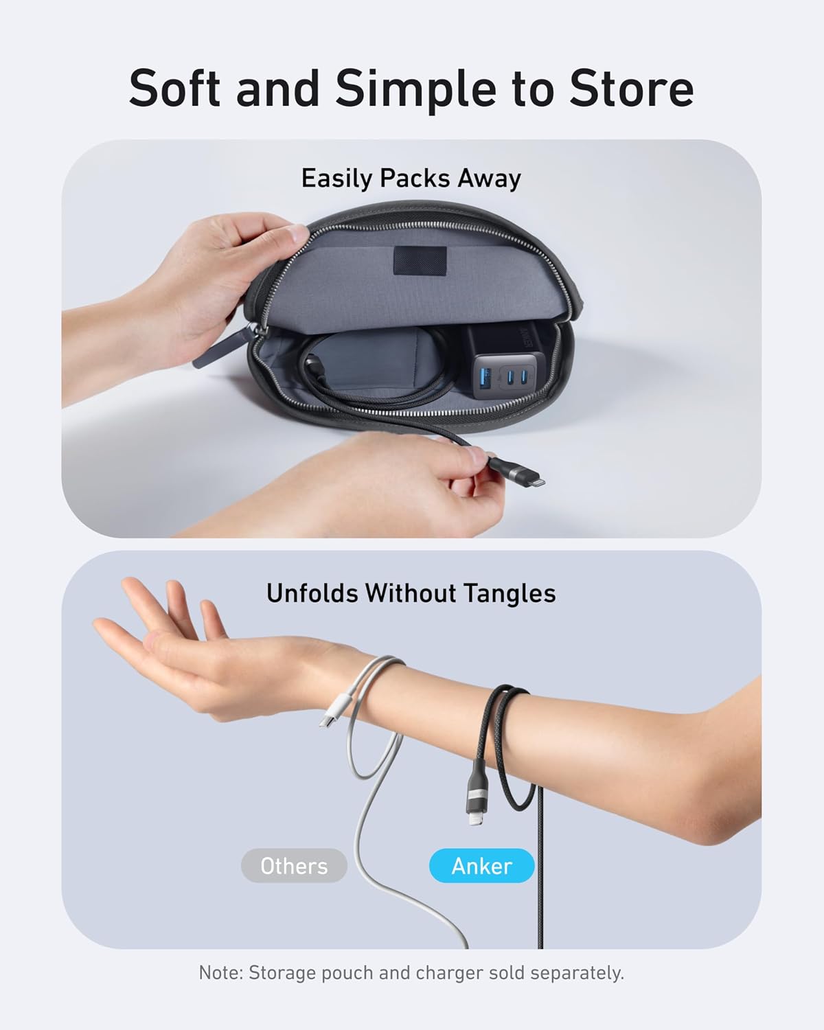 Anker USB C to Lightning Cable, Upcycled-Braided Cord (3 ft) | Ultra-Fast Charging, for iPhone 14 / 13 / 12 / 11 Series and More
