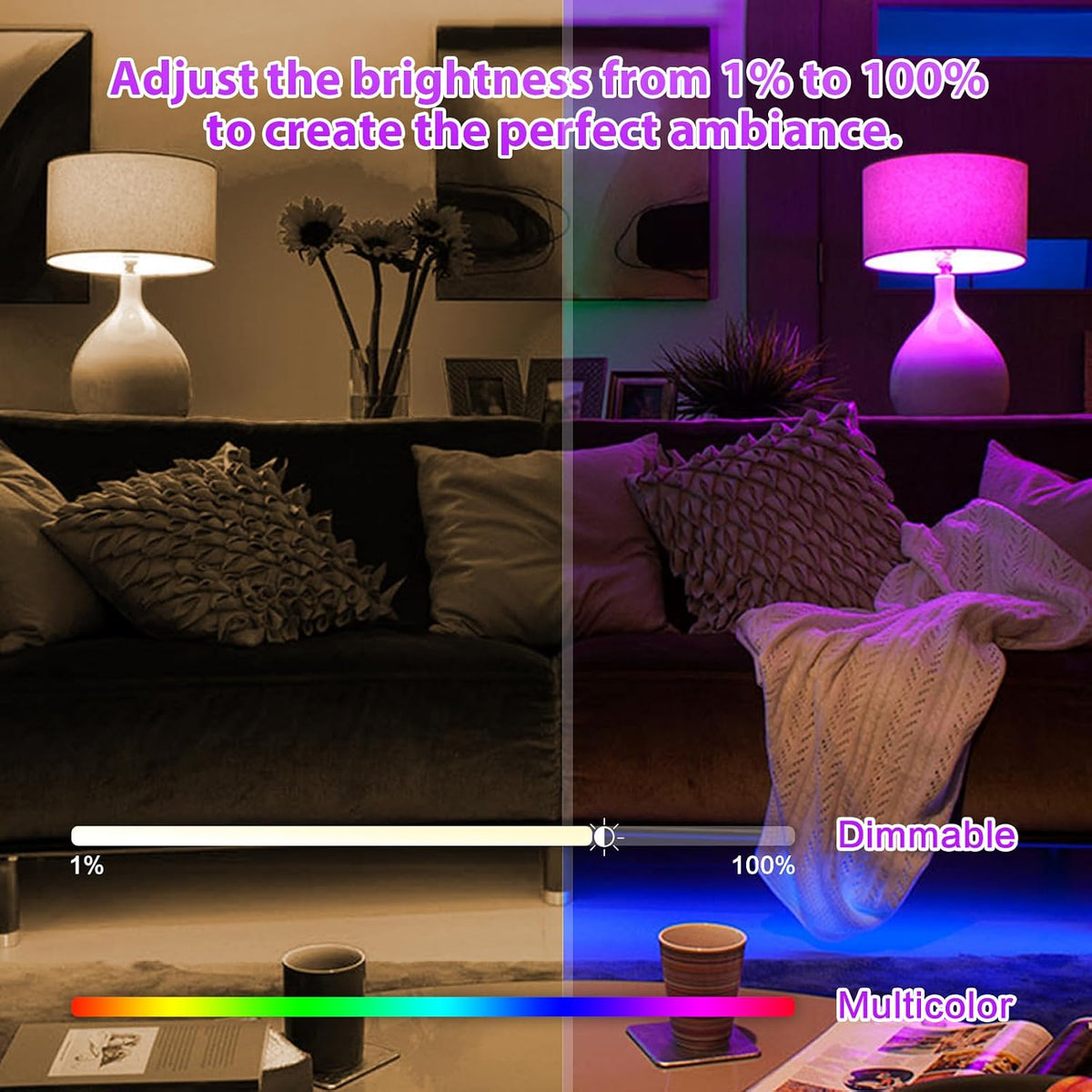 G9 LED Color Changing Light Bulb with Remote, 3000K Warm White, 200LM, 2.5W