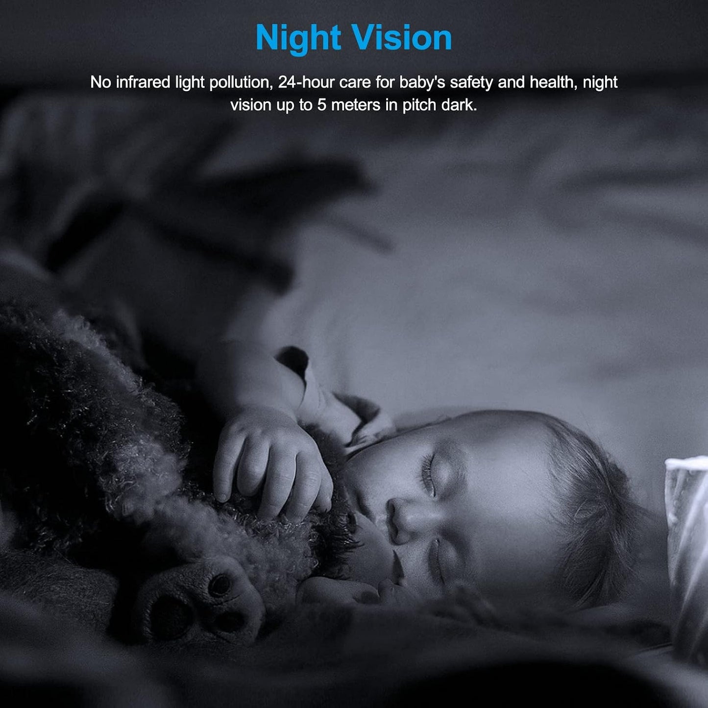 wansview Cameras for Home Security, 2K IP Camera, WiFi Home Indoor Camera for Baby/Pet/Nanny, Motion Detection, 2 Way Audio Night Vision, Compatible with Alexa, with TF Card Slot and Cloud