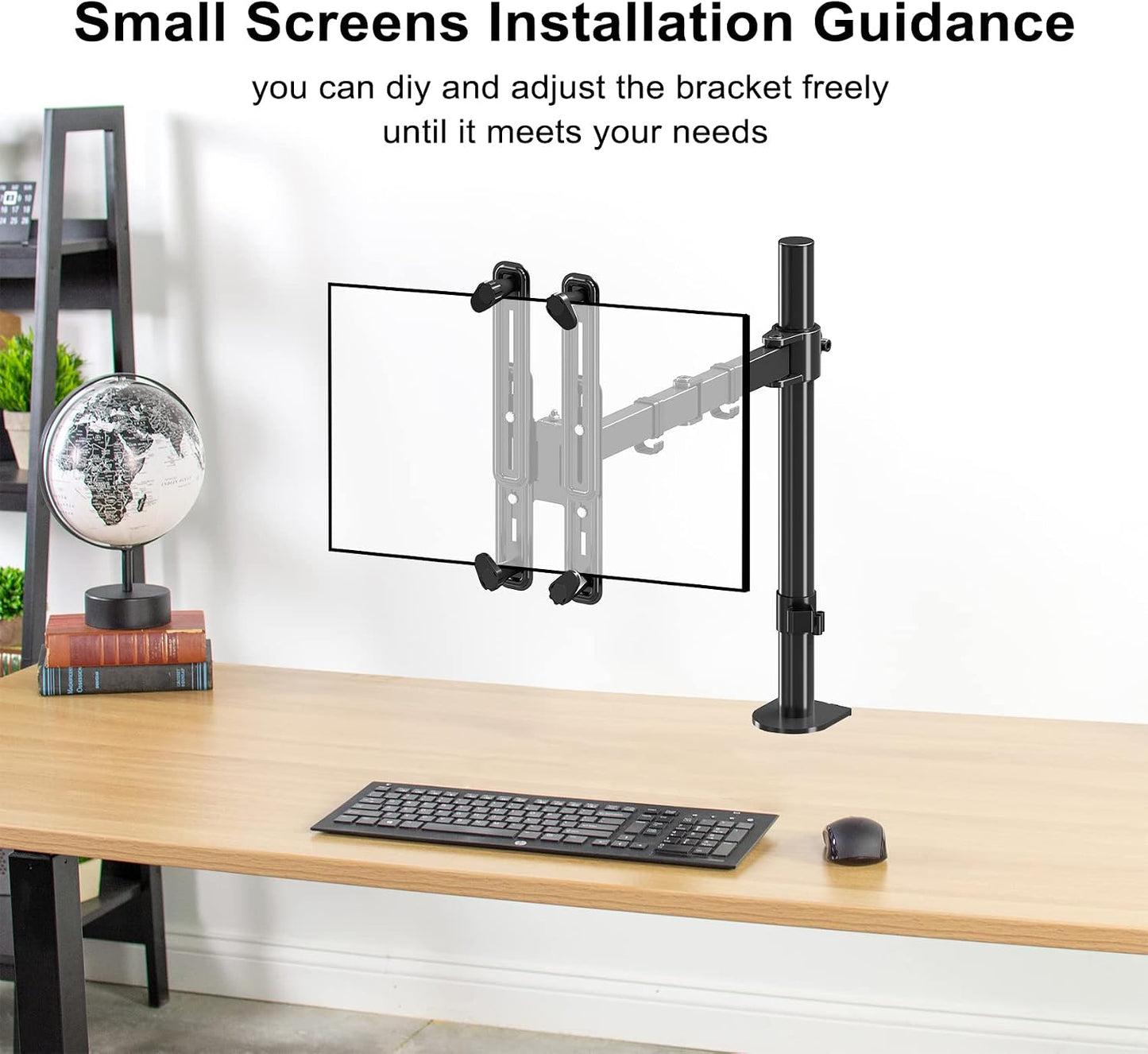 suptek Universal VESA Mount Bracket Adapter Monitor Arm Mounting Kit for Screen 17 to 27 inch