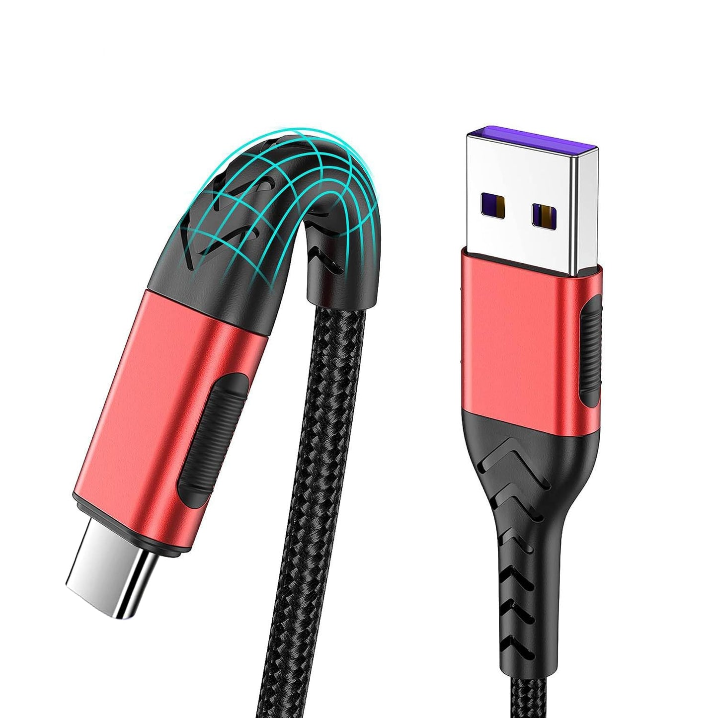 USB C Cable, Upgarded 2Pack 10ft Fast USB Type C Charging Cable for Android/Phone/Pad/Laptop, Type C Charger Braided USB Cable Compatible withi Phone 17/16/15/Pro/Plus/Max/Sam.Sung-Silver