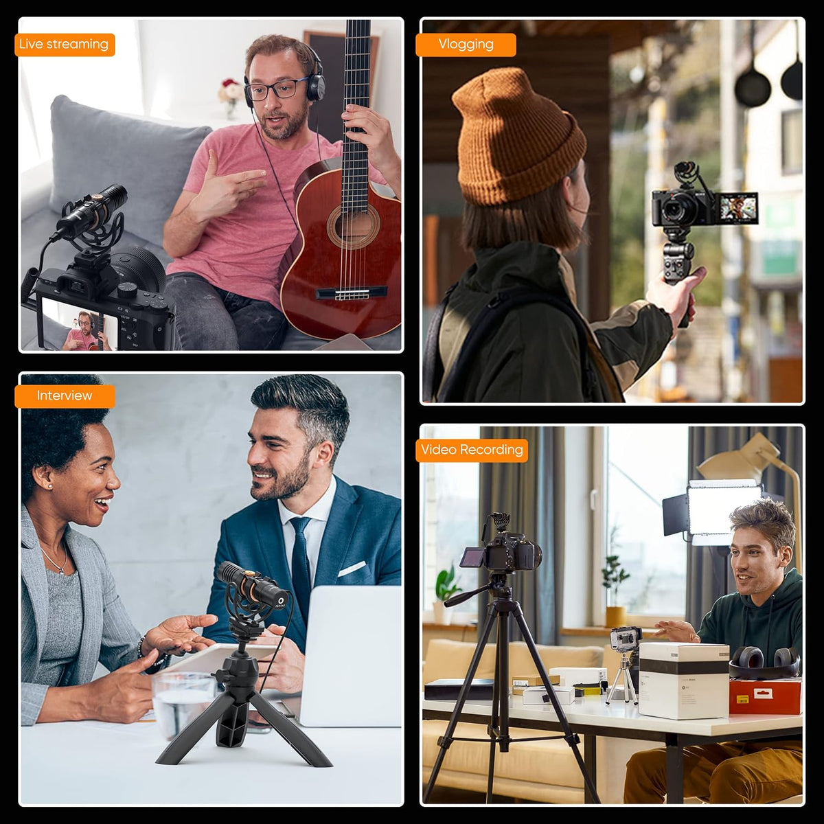 COMICA VM10PRO Universal Video Microphone for Camera, iPhone, Android Phone