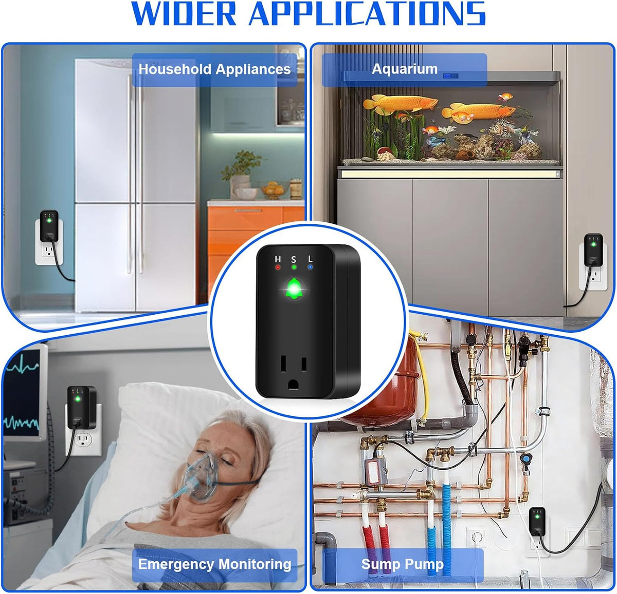 Power Failure Alarm with WiFi App Notifications, Smart Power Outage Alarm