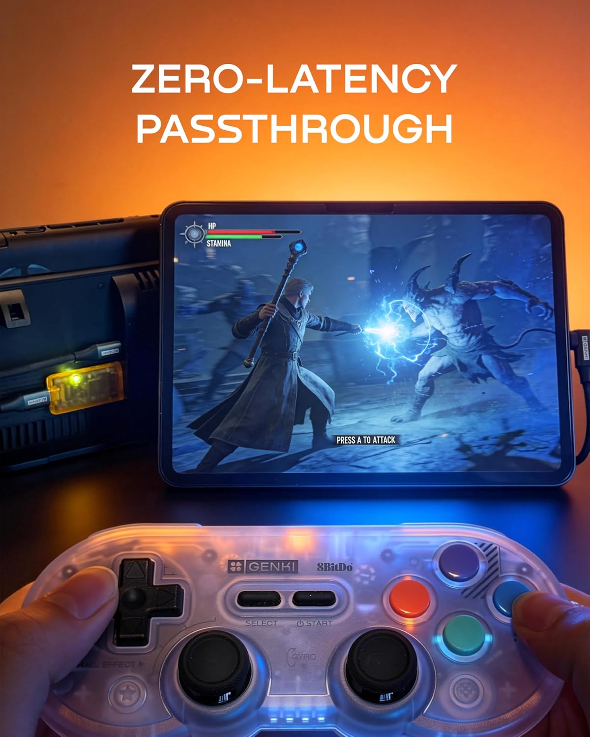 GENKI ShadowCast 3 Pro 4K60 Capture Card HDMI Passthrough USB-C | Zero-latency HDMI passthrough, 1440p120 & 1080p240 support, USB-C, OBS ready, and works with consoles, cameras, and laptops