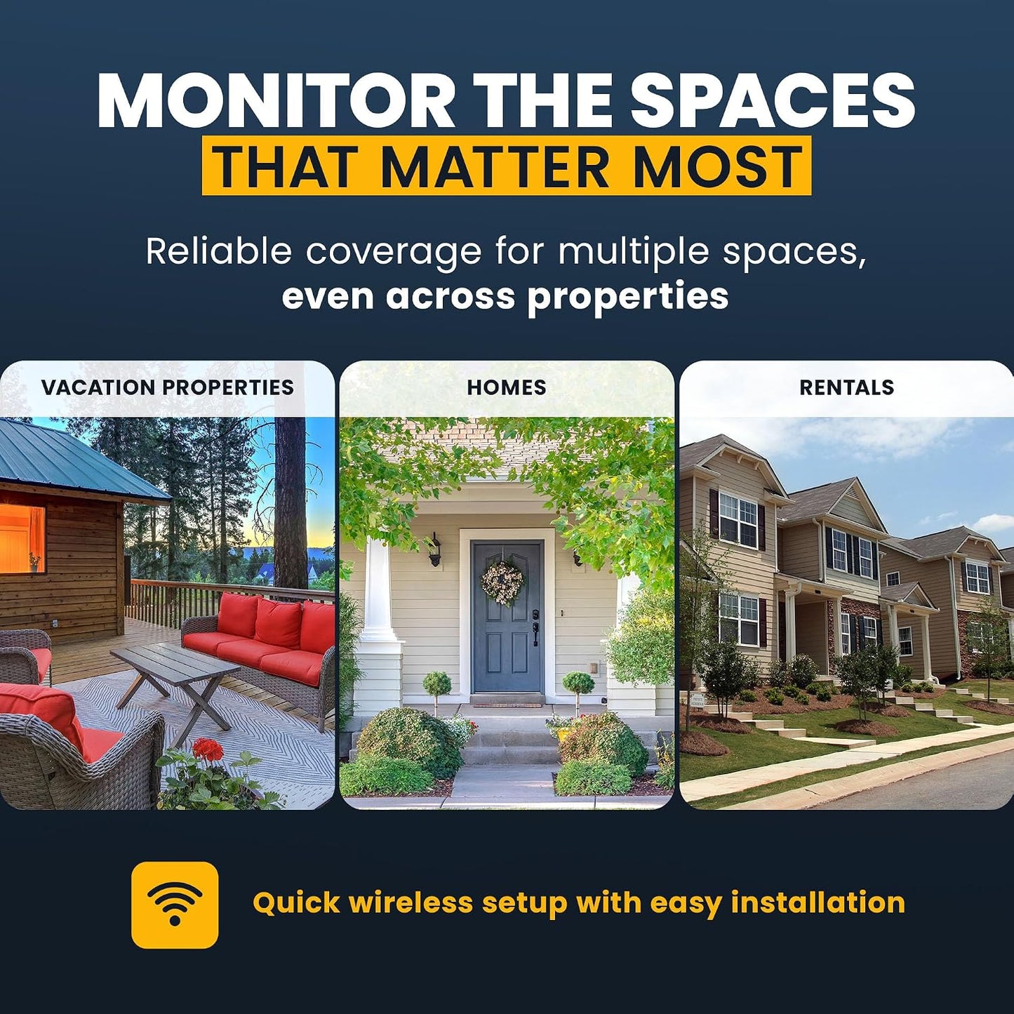 Zircon® Leak Alert 360™ Smart Water Leak Detector Kit, 2 Sensors, iOS Only | Smart water leak detection system with real-time mobile alerts for basements, kitchens and bathrooms, includes 2 sensors