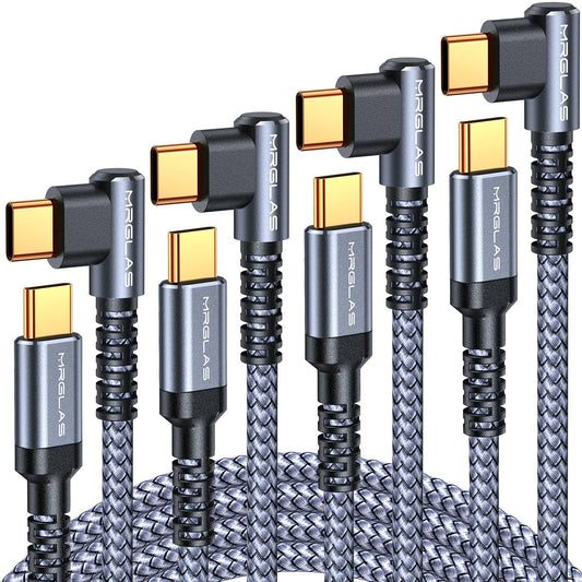 4 Pack USB C to USB C Cable 60W Type C Charger Fast Charging for iPhone 18