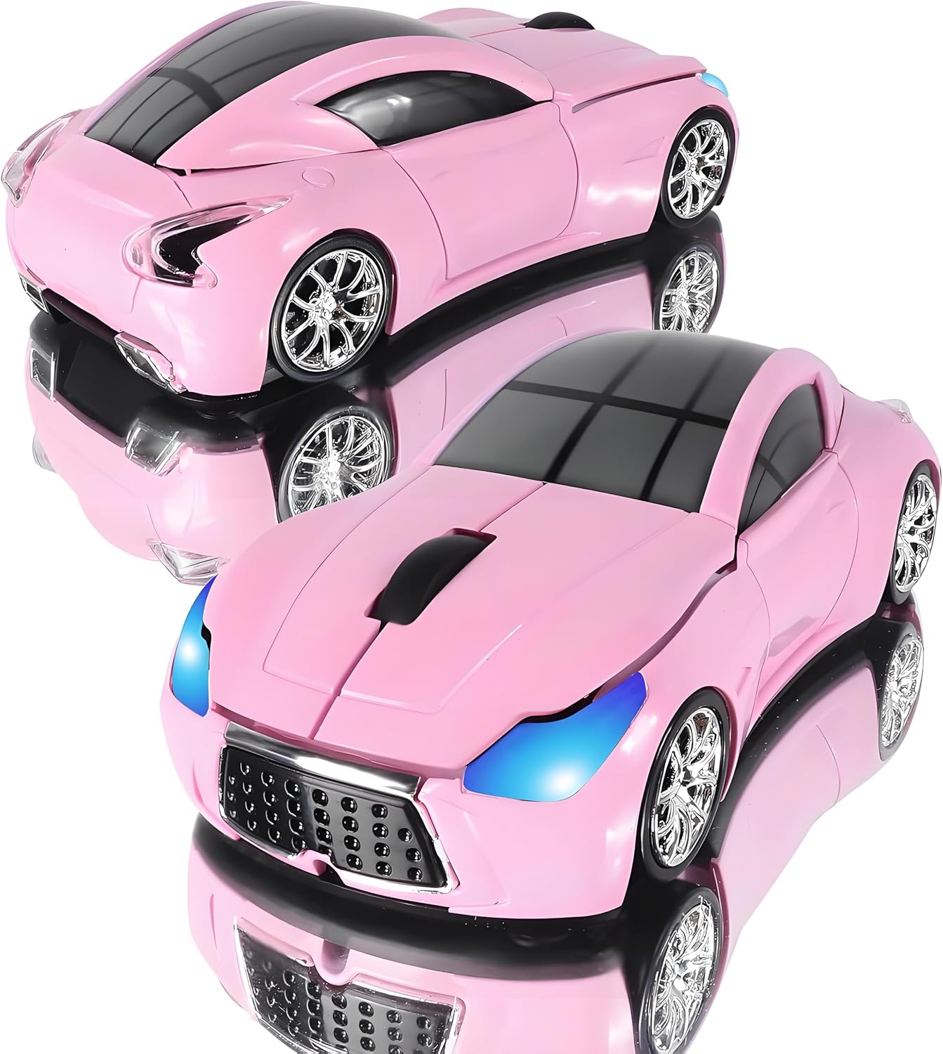 elec Space Car Mouse, Wireless Mouse (Purple)