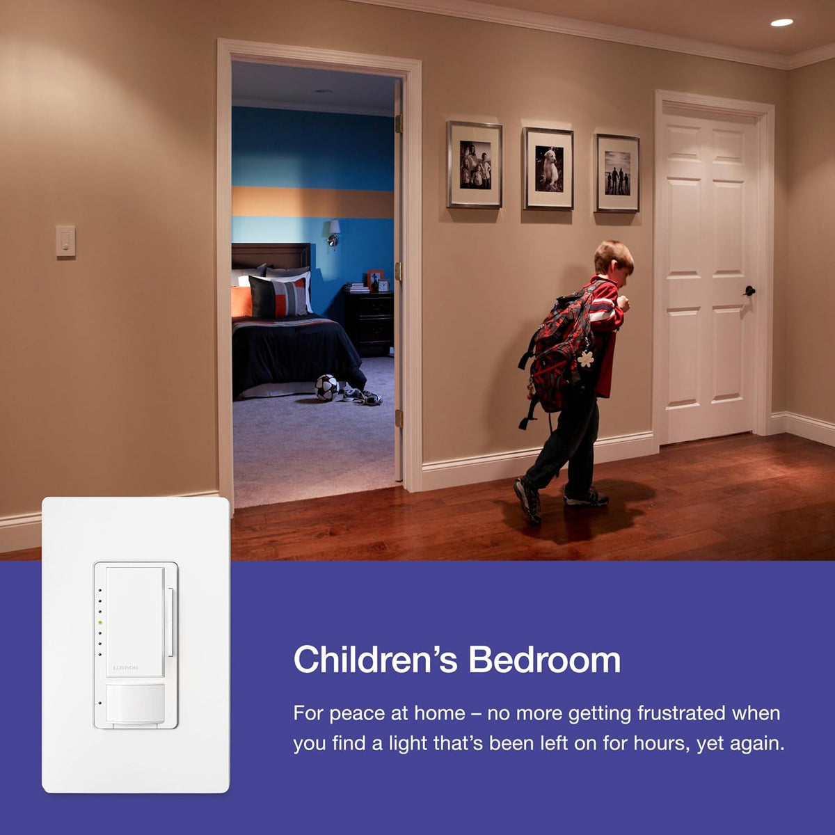 Lutron Motion Sensor and LED Dimmer Switch, Single Pole/3-Way