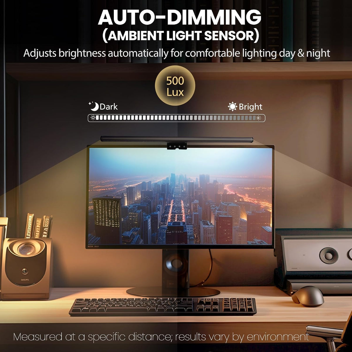 Monitor Light Bar 19.7", No-Glare Asymmetric Desk Screen Lamp