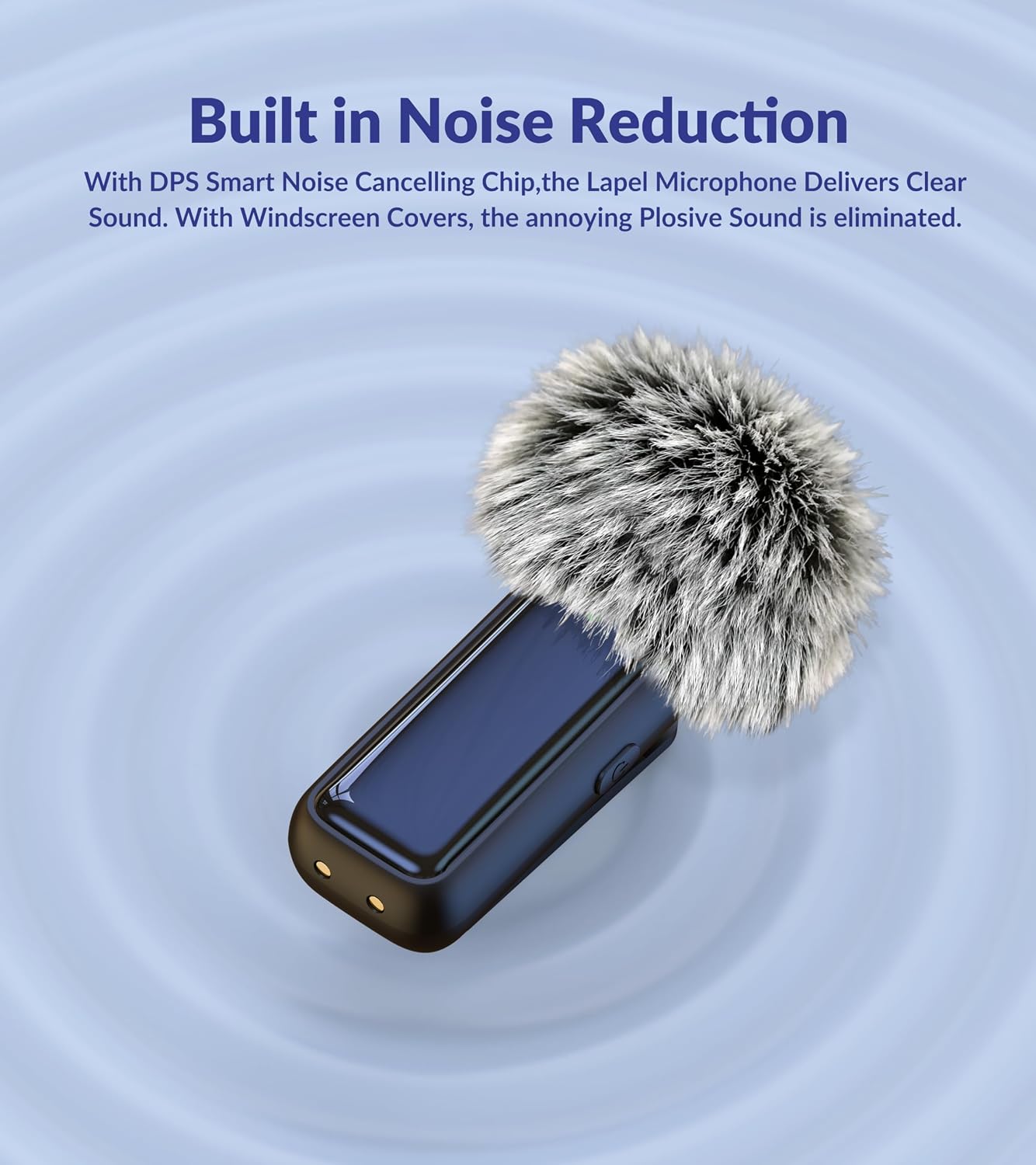 NPTCL Wireless Microphone for iPhone 17/16/15 PC Laptop Computer Android | Noise Canceling, 24H Charging Case, LED Charge Display, Mini Clip Mic for Video Recording Vlog Podcast Youtube, USB & USB C