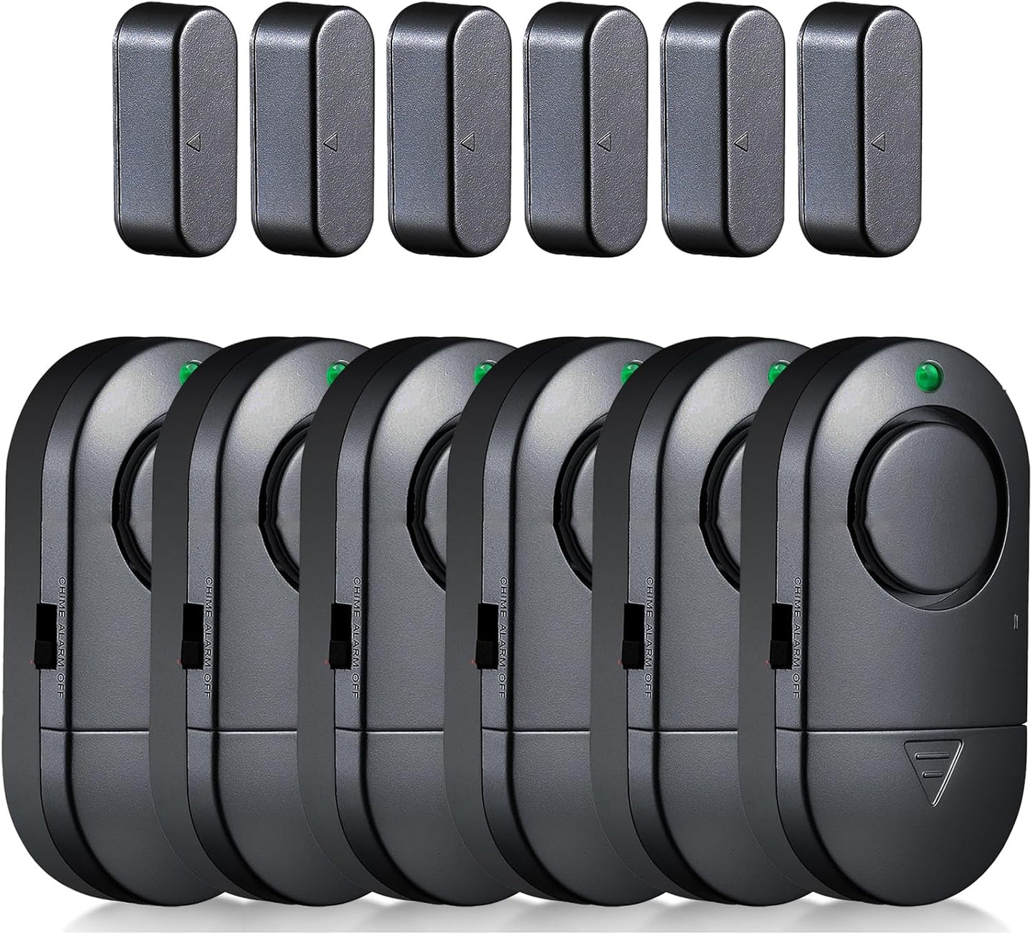 Door Window Alarm, Toeeson 120DB Pool Alarms for Kids Safety, Window Alarms for Home Security(6 Pack)
