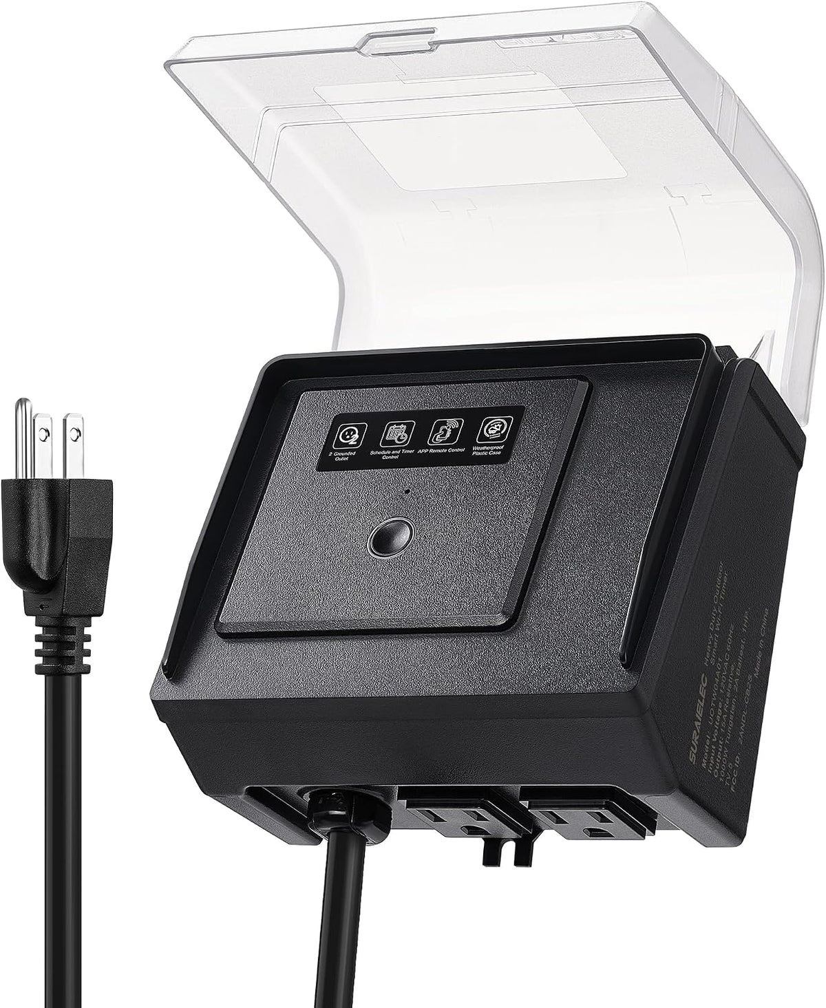 SURAIELEC WiFi Pool Timer for Above Ground Pool, NEMA 5-15R, 15A 125V 1HP