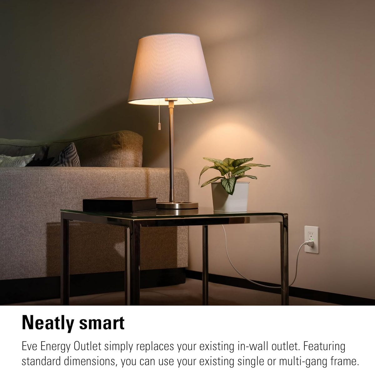 Eve Energy Outlet (Matter) 3-Pack – Smart Outlet & Power Meter | App & Voice Control, No Bridge, Thread, for Apple, Alexa, Google, SmartThings, requires Thread Router