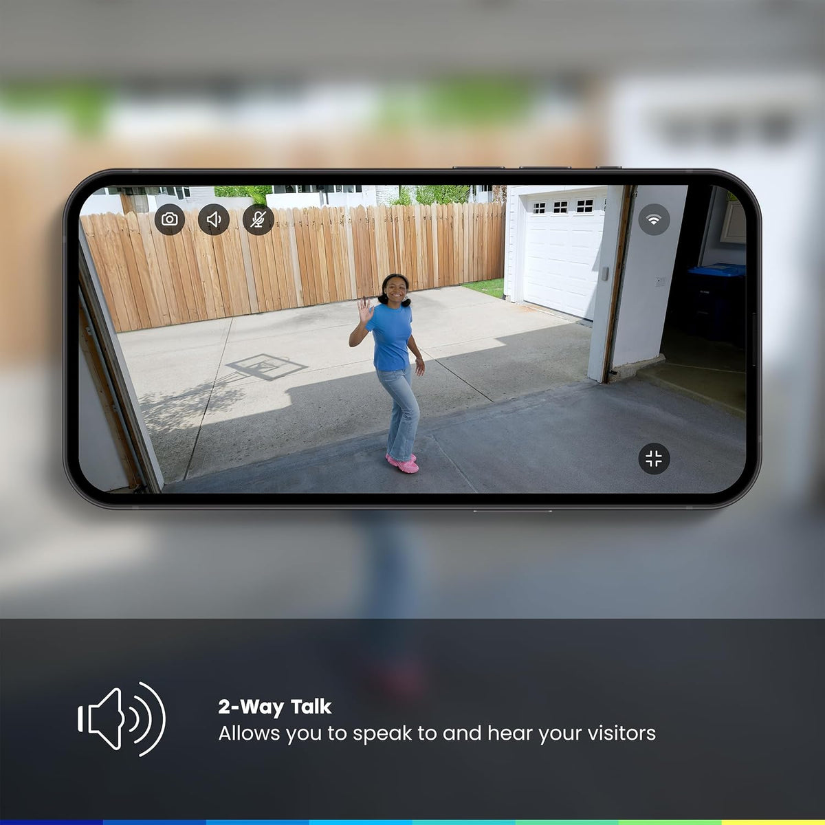 myQ Garage Plug-in Camera Gen 2 – 2K Smart Wi-Fi Garage Camera with Night Vision, Wide-Angle Lens, 2-Way Audio, Magnetic Base & Motion Alerts, App Control – Compatible with Your Garage Door Opener
