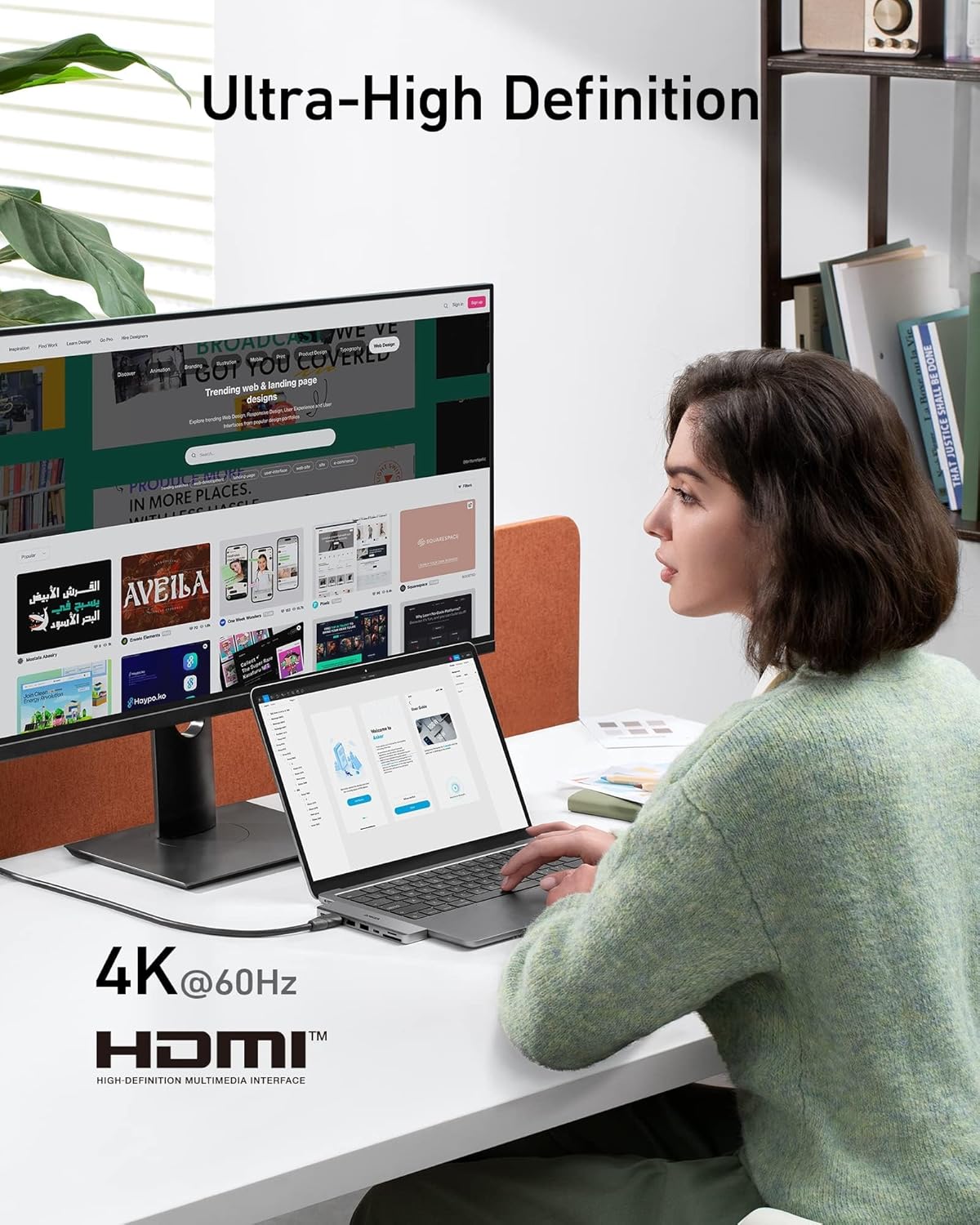 Anker USB-C Hub for MacBook, 7-in-2 Mac Dock with 4K@60Hz HDMI | Thunderbolt 4 Compatible, USB-C and 2 USB-A 5Gbps Data Ports, for MacBook Pro, MacBook Air M4/M5 and More (Not Work with Neo)