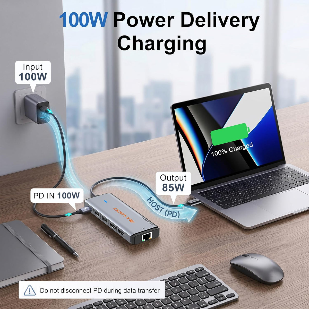 12-in-1 USB C Docking Station with Dual Monitor for Laptops/Desktop/PC