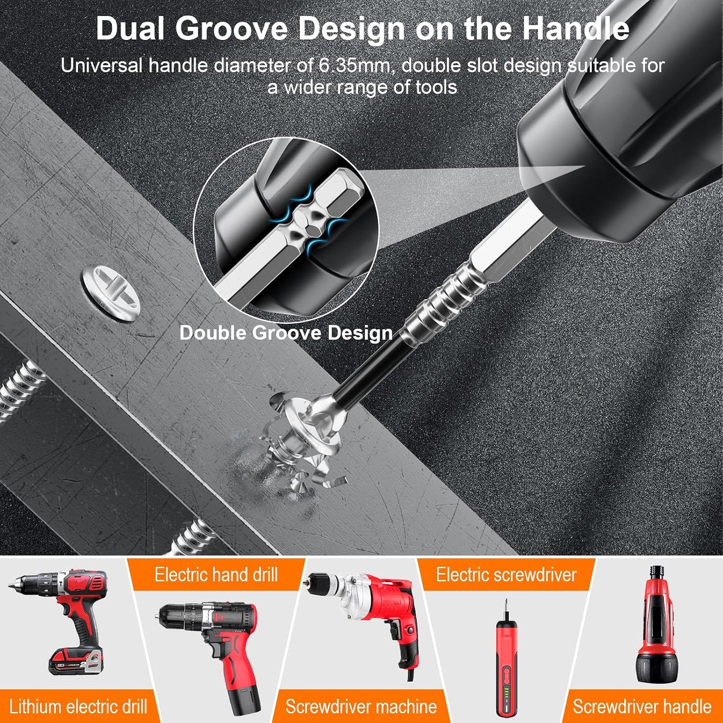 High Magnetic Screwdriver Drill Bit Set - 12Pcs | K5 Impact Resistant Non Slip Bit - Magnetic Screwdriver Set - Screwdriver Bit Set - 25 50 65 70 90 150mm