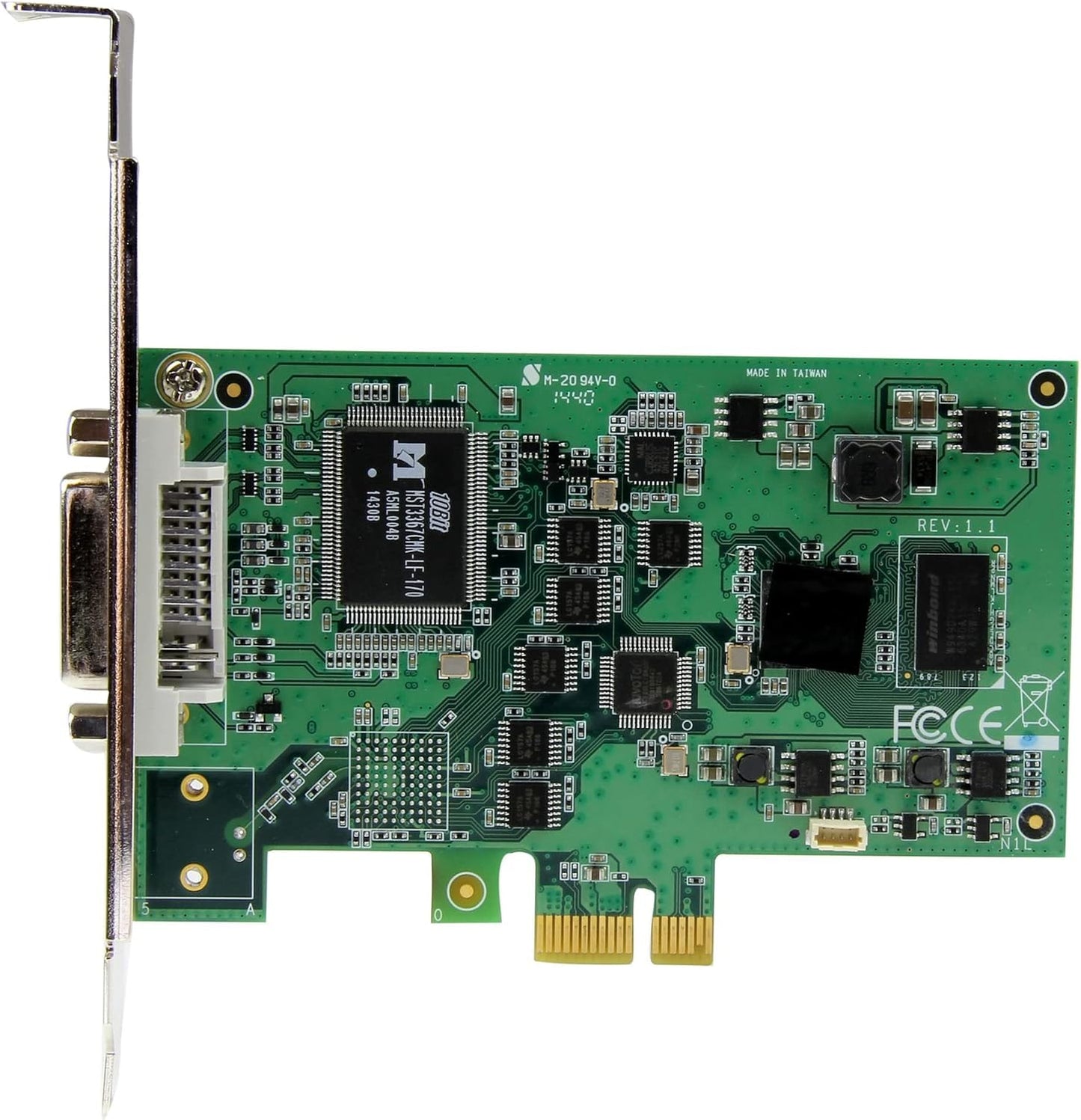 StarTech.com PCIe Video Capture Card - PCIe Capture Card - 1080P - HDMI, VGA, DVI, & Component - Capture Card , TAA (PEXHDCAP2)