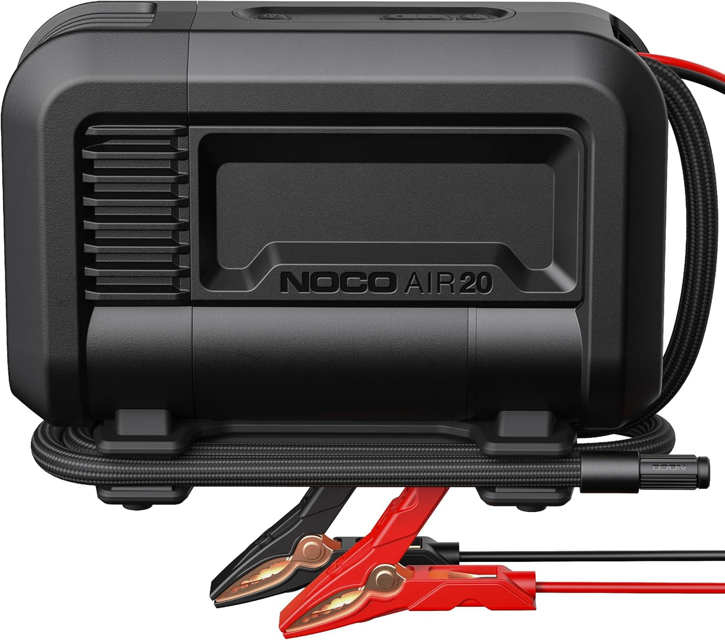NOCO AIR20 47 LPM 12V Portable Tire Inflator & Air Compressor | Inflates 0-40 PSI in 2.5 Minutes, 100 PSI, Digital Gauge & Auto-Shutoff, Battery Clamps, Tires up to 35 Inches
