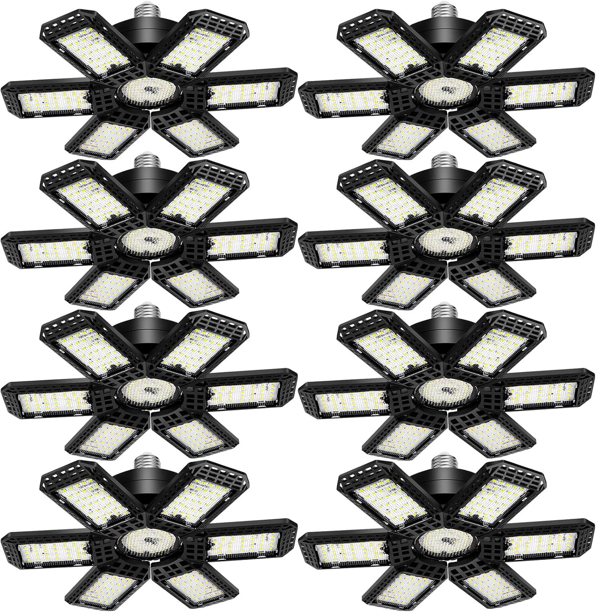 AUDLES Garage Lights 2 Pack, Garage Lights Ceiling LED 20000LM 6500K