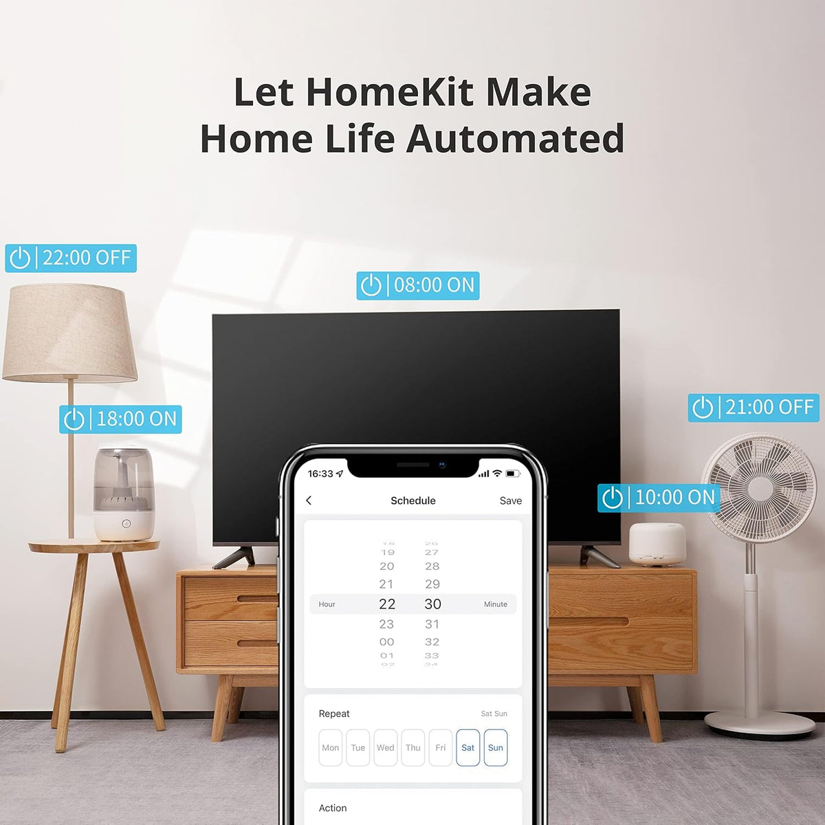 SwitchBot HomeKit Smart Plug Mini 15A – No Hub Required, Energy Monitoring, WiFi (2.4GHz), Works with Siri, Alexa, Google Home, Energy Saving & Automation