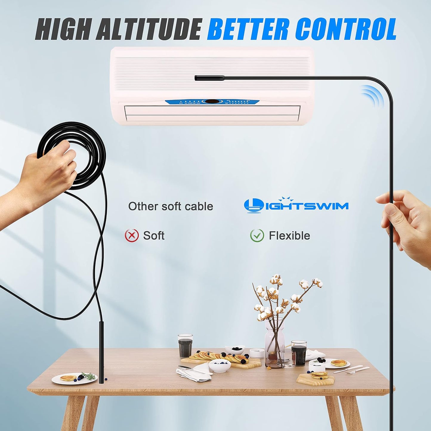 1920P Endoscope Snake Inspection Camera, Type C Borescope, Scope Camera with 8 LED Lights for Android and iOS Smartphone, iPhone, iPad, Samsung (16.5 FT/5M)